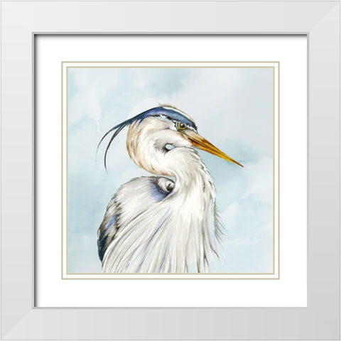 Portrait of Nature White Modern Wood Framed Art Print with Double Matting by Jones, Eli