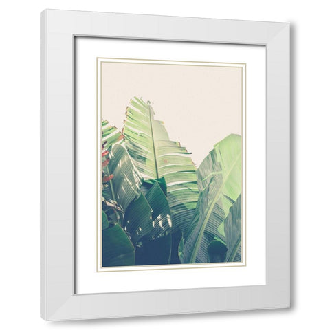 Clear Skies Blush VersionÂ  White Modern Wood Framed Art Print with Double Matting by Orlov, Irena