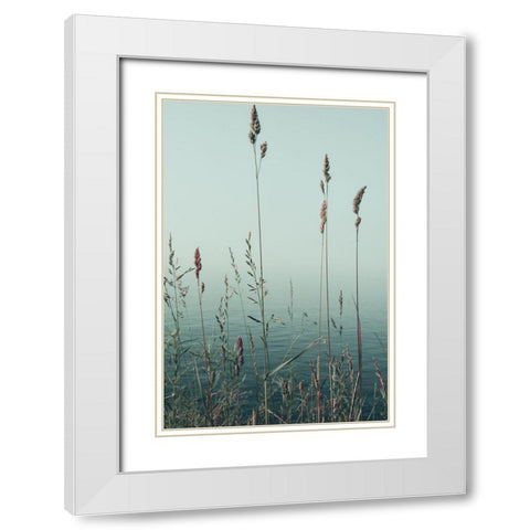Slient Morning  White Modern Wood Framed Art Print with Double Matting by Joy, Olivia