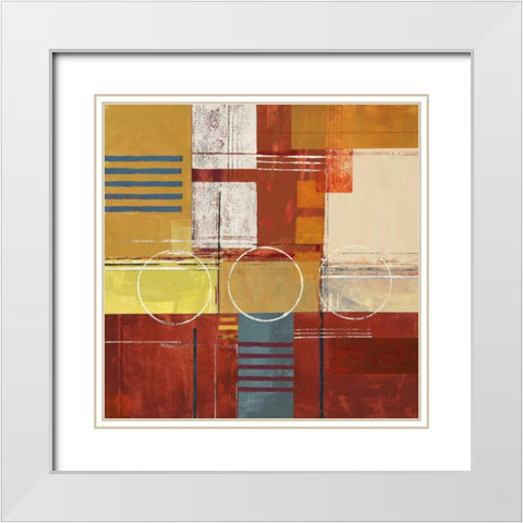 Rustic Lime White Modern Wood Framed Art Print with Double Matting by Chuqui, Olga
