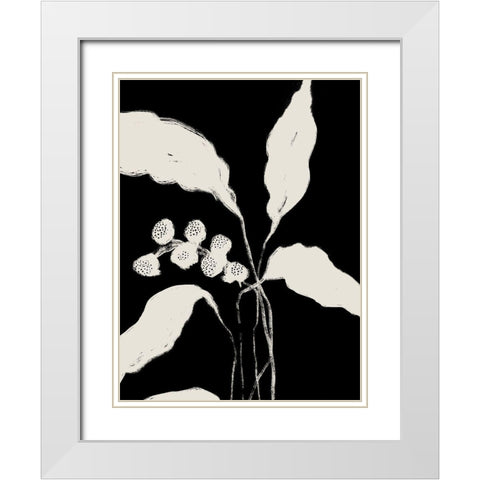 New Growth II  White Modern Wood Framed Art Print with Double Matting by Holam, Nicholas