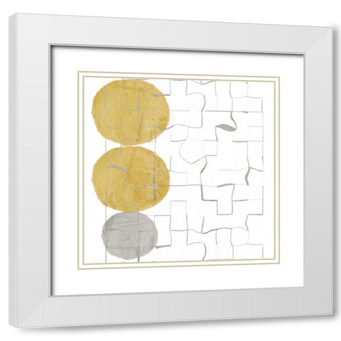 Open Portal White Modern Wood Framed Art Print with Double Matting by Orlov, Irena