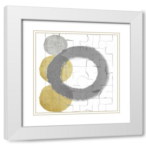 Portal White Modern Wood Framed Art Print with Double Matting by Orlov, Irena