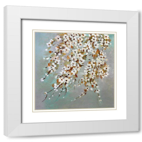 Greenways White Modern Wood Framed Art Print with Double Matting by Orlov, Irena