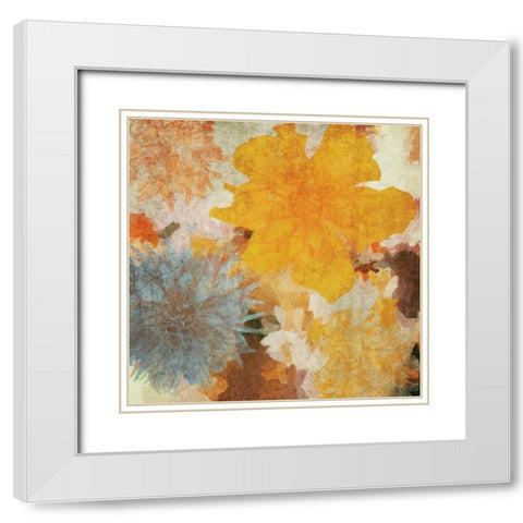 Garden of Peace White Modern Wood Framed Art Print with Double Matting by Orlov, Irena
