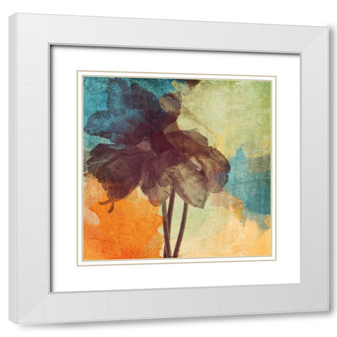 Field Flower I White Modern Wood Framed Art Print with Double Matting by Orlov, Irena