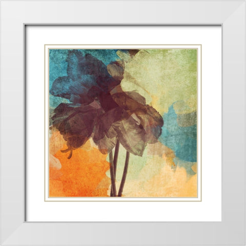 Field Flower I White Modern Wood Framed Art Print with Double Matting by Orlov, Irena