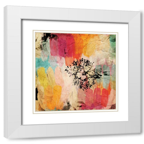 August I White Modern Wood Framed Art Print with Double Matting by Orlov, Irena