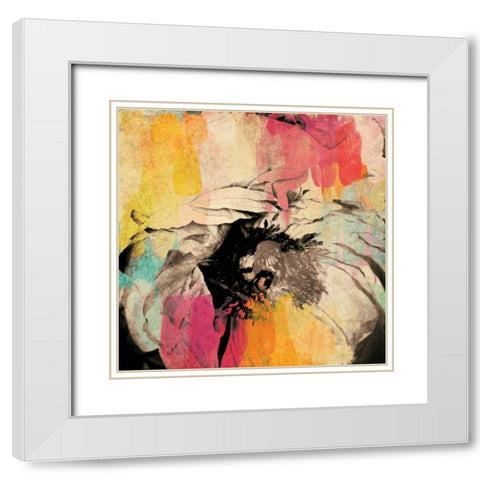 August II White Modern Wood Framed Art Print with Double Matting by Orlov, Irena