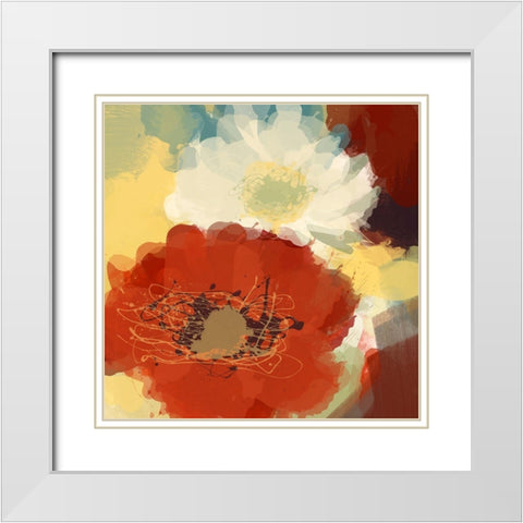 Brighten Up White Modern Wood Framed Art Print with Double Matting by Orlov, Irena