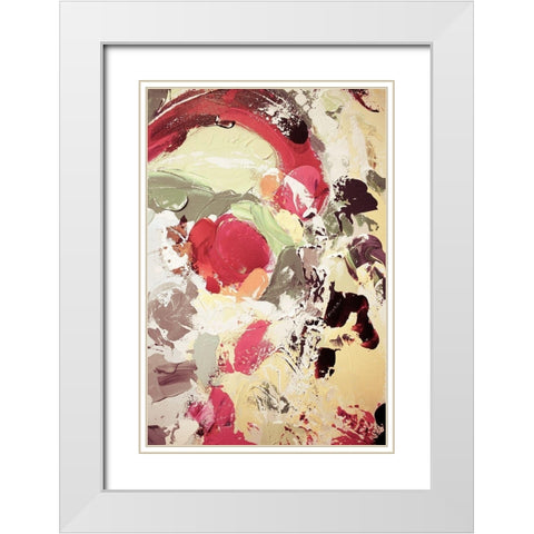 Creole I White Modern Wood Framed Art Print with Double Matting by Orlov, Irena