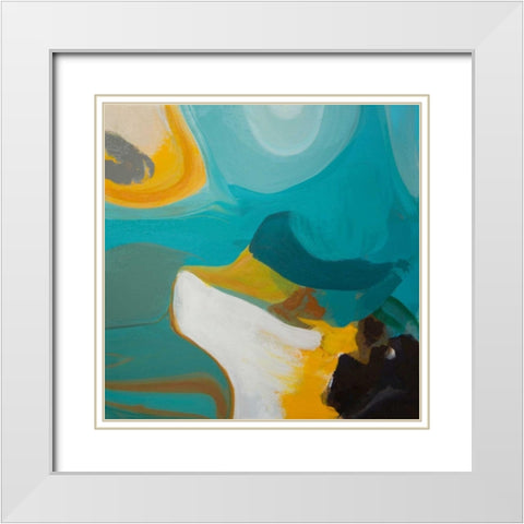 Into and Out White Modern Wood Framed Art Print with Double Matting by Orlov, Irena