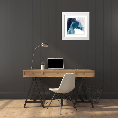 Passage between the rocks I White Modern Wood Framed Art Print with Double Matting by Orlov, Irena