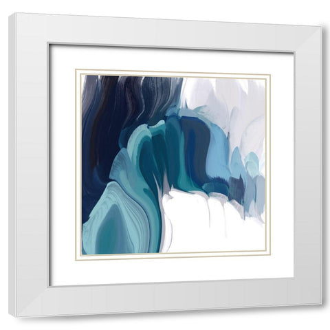 Passage between the rocks I White Modern Wood Framed Art Print with Double Matting by Orlov, Irena