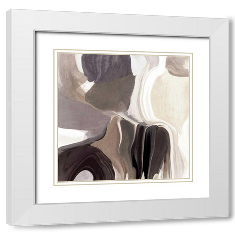 Behind the Surace II White Modern Wood Framed Art Print with Double Matting by Orlov, Irena