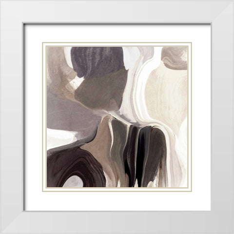 Behind the Surace II White Modern Wood Framed Art Print with Double Matting by Orlov, Irena