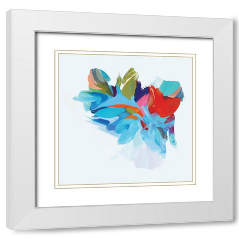 Miracle Flower I  White Modern Wood Framed Art Print with Double Matting by Orlov, Irena