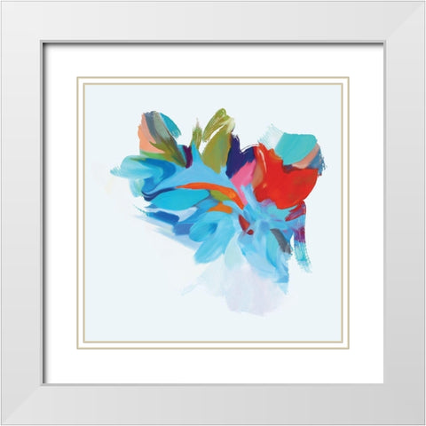 Miracle Flower I  White Modern Wood Framed Art Print with Double Matting by Orlov, Irena