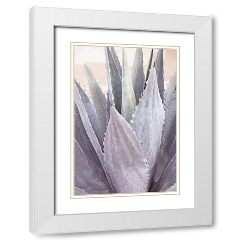 Plant Symphony White Modern Wood Framed Art Print with Double Matting by Orlov, Irena