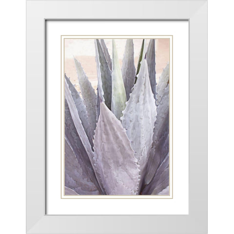 Plant Symphony White Modern Wood Framed Art Print with Double Matting by Orlov, Irena