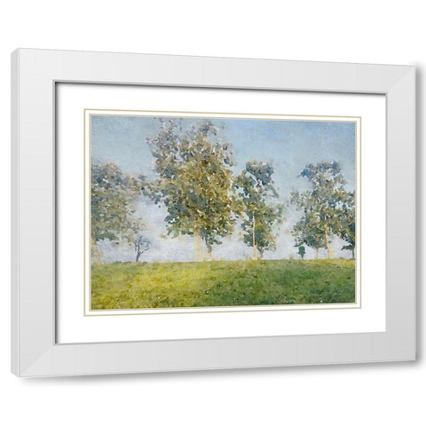Forest Landscape II White Modern Wood Framed Art Print with Double Matting by Orlov, Irena
