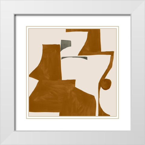 Forecast I  White Modern Wood Framed Art Print with Double Matting by Sozi