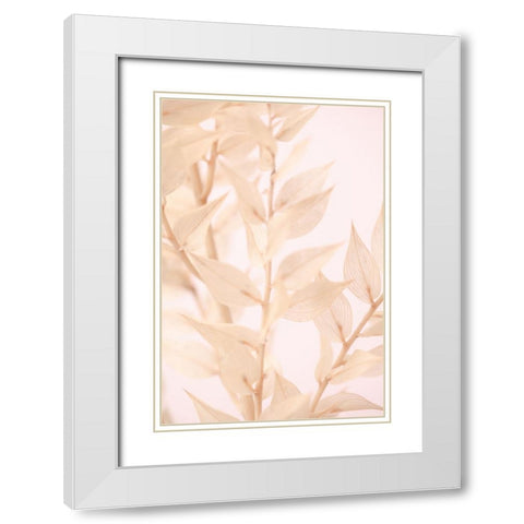 Untitled White Modern Wood Framed Art Print with Double Matting by Studio III