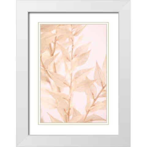Untitled White Modern Wood Framed Art Print with Double Matting by Studio III