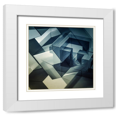 Vangindertael - The Primacy of Structure over Form White Modern Wood Framed Art Print with Double Matting by Vangindertael