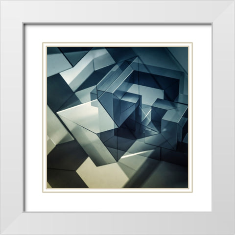 Vangindertael - The Primacy of Structure over Form White Modern Wood Framed Art Print with Double Matting by Vangindertael