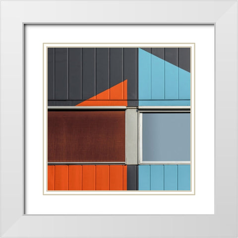 Vangindertael - Warehouse Deco White Modern Wood Framed Art Print with Double Matting by Vangindertael