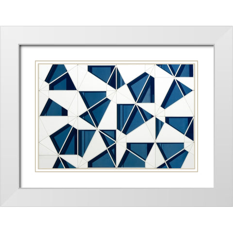 Vangindertael - Puzzle White Modern Wood Framed Art Print with Double Matting by Vangindertael