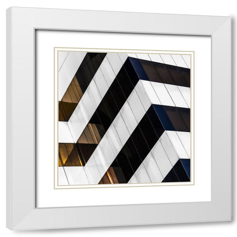 Verschelden - HighTec. White Modern Wood Framed Art Print with Double Matting by Verschelden