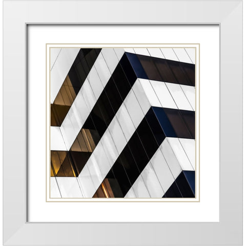 Verschelden - HighTec. White Modern Wood Framed Art Print with Double Matting by Verschelden