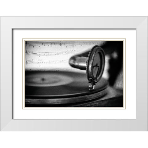 Schwarz - Vivace White Modern Wood Framed Art Print with Double Matting by Schwarz