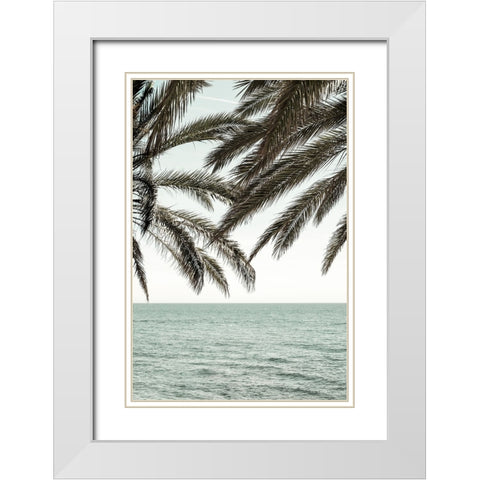 Studio III - Solaris 04 White Modern Wood Framed Art Print with Double Matting by Studio III