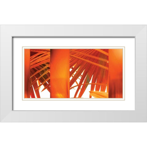 Juicy White Modern Wood Framed Art Print with Double Matting by PI Studio