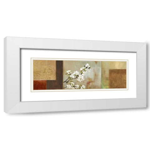 Bliss in the Afternoon White Modern Wood Framed Art Print with Double Matting by PI Studio