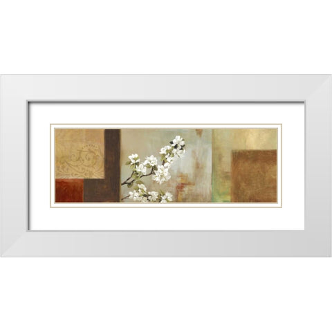 Bliss in the Afternoon White Modern Wood Framed Art Print with Double Matting by PI Studio
