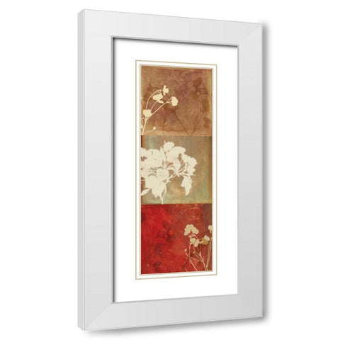 Rustique II White Modern Wood Framed Art Print with Double Matting by PI Studio