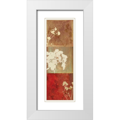 Rustique II White Modern Wood Framed Art Print with Double Matting by PI Studio