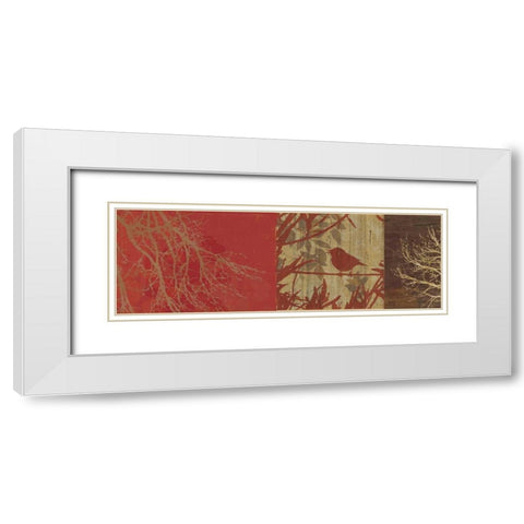 Out on a Limb I White Modern Wood Framed Art Print with Double Matting by PI Studio