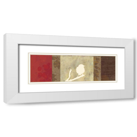 Out on a Limb II White Modern Wood Framed Art Print with Double Matting by PI Studio