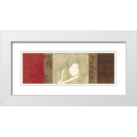 Out on a Limb II White Modern Wood Framed Art Print with Double Matting by PI Studio