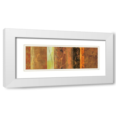 Autumn Soprana White Modern Wood Framed Art Print with Double Matting by PI Studio