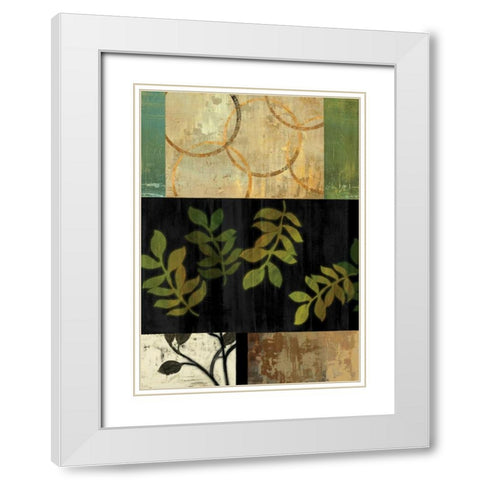 Tall Tail White Modern Wood Framed Art Print with Double Matting by PI Studio