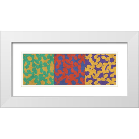 Fun I White Modern Wood Framed Art Print with Double Matting by PI Studio