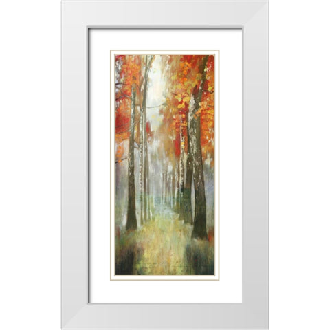 Path of Dreams White Modern Wood Framed Art Print with Double Matting by PI Studio