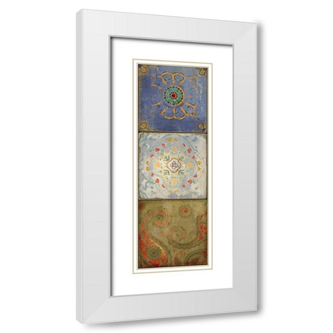 Scarboro Fair I White Modern Wood Framed Art Print with Double Matting by PI Studio