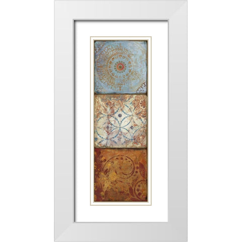 Scarboro Fair II White Modern Wood Framed Art Print with Double Matting by PI Studio